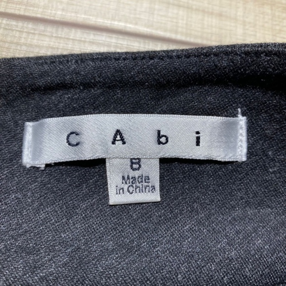 CAbi Women 188 Ponte Gaucho Pants Wide Leg Size 8 Charcoal Gray Style 188 - Picture 8 of 14